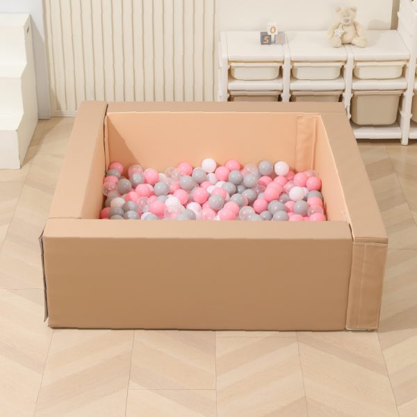 ⁦בריכת כדורים לג'ימבורי 110X110 ס"מ - חום בז'⁩ – תמונה ⁦2⁩