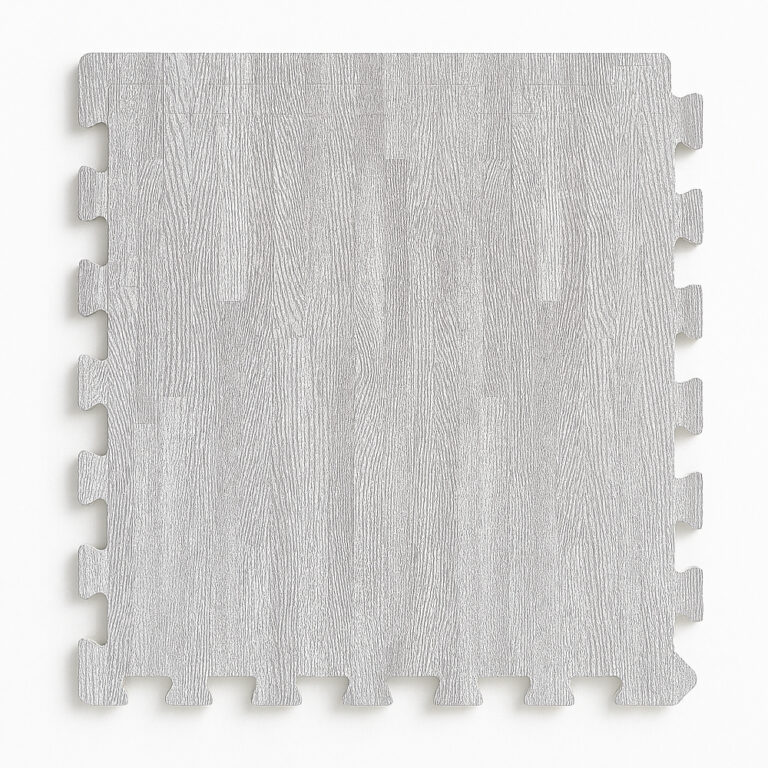 מזרן פאזל דקורטיבי 100/100/2 ס"מ – פרקט אפור יוקרתי