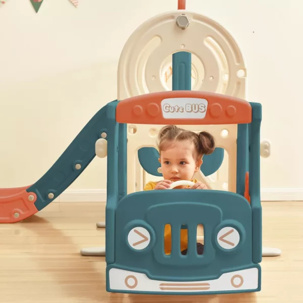 ⁦מתקן פעילות משולב - פאנבאס כחול כתום⁩ – תמונה ⁦2⁩