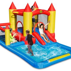 מתנפח טירת המים עם מזרקות 9750