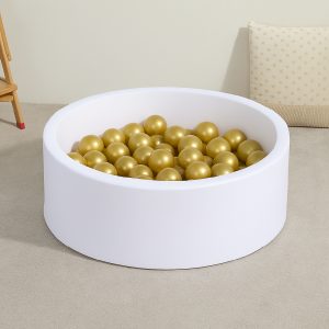 50 יח' כדורים לבריכת כדורים (8 ס"מ) - זהב
