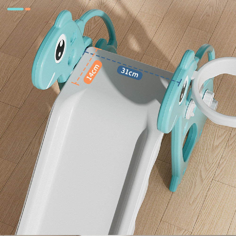 מגלשה מעוצבת 3 ב1 - דגם דינו ירוק – תמונה 5