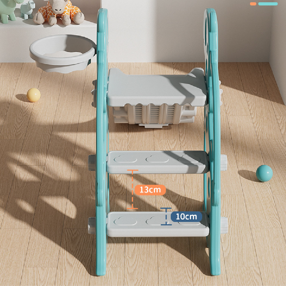 מגלשה מעוצבת 3 ב1 - דגם דינו ירוק – תמונה 4