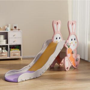 מגלשת ילדים דגם ארנבון - צבע ורוד