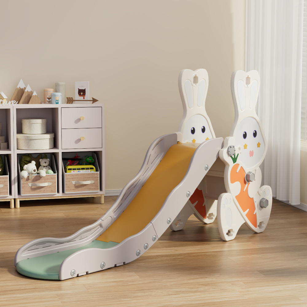 מגלשת ילדים דגם ארנבון - צבע לבן