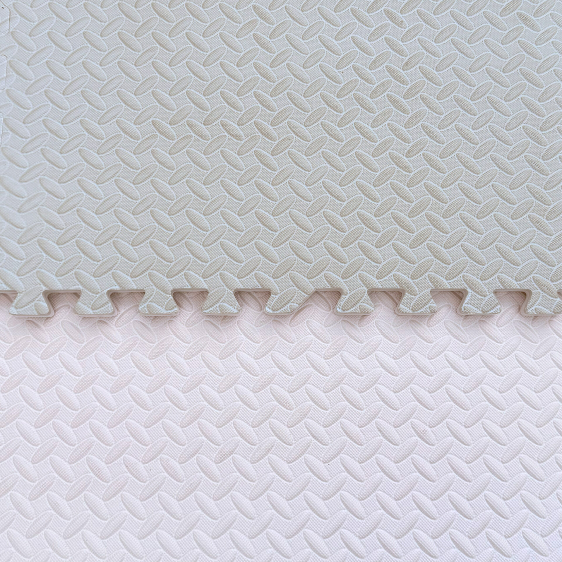 מזרן פאזל דו צדדי 60/60/2 ס"מ - בז' בהיר ובז' כהה – תמונה 5