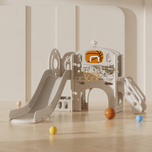 מתקן פעילות 6 ב1 ומשחק ספורטפאן - דגם אפור