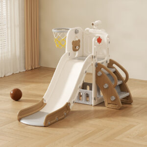 מתקן שעשועים משולב - דגם דובוני חום