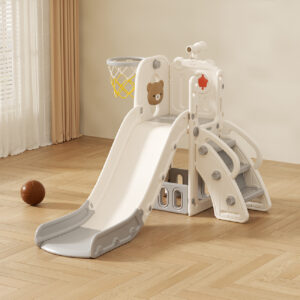 מתקן שעשועים משולב - דגם דובוני אפור