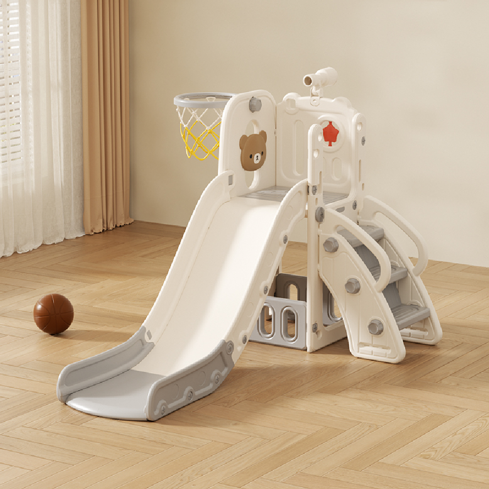 מתקן שעשועים משולב - דגם דובוני אפור