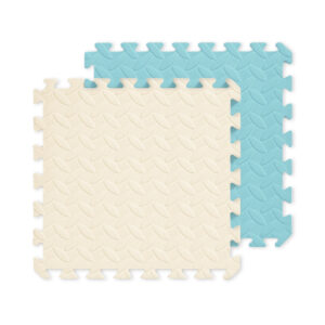 מזרן פאזל דו צדדי 60/60/2 ס"מ - תורכיז ובז'