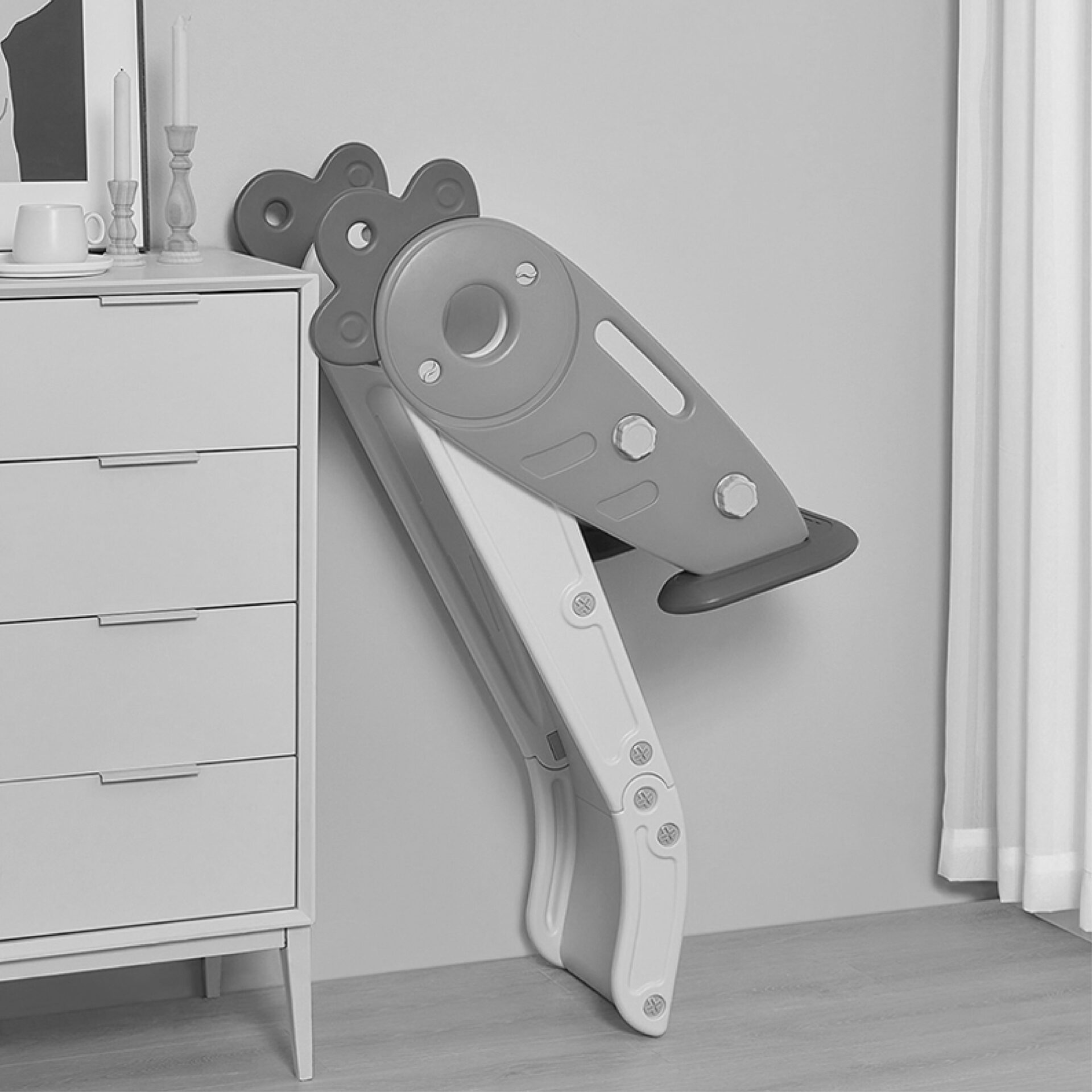 סט מגלשת ילדים דגם "גזר" ובריכת כדורים מתקפלת – תמונה 8