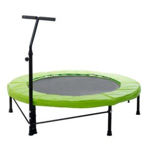 טרמפולינת ספורט 55 אינץ' בצבע ירוק עם מוט 140 ס"מ