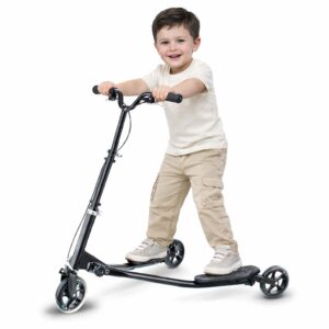 קורקינט סטריטר ספיידר 3 גלגלים מקצועי - שחור