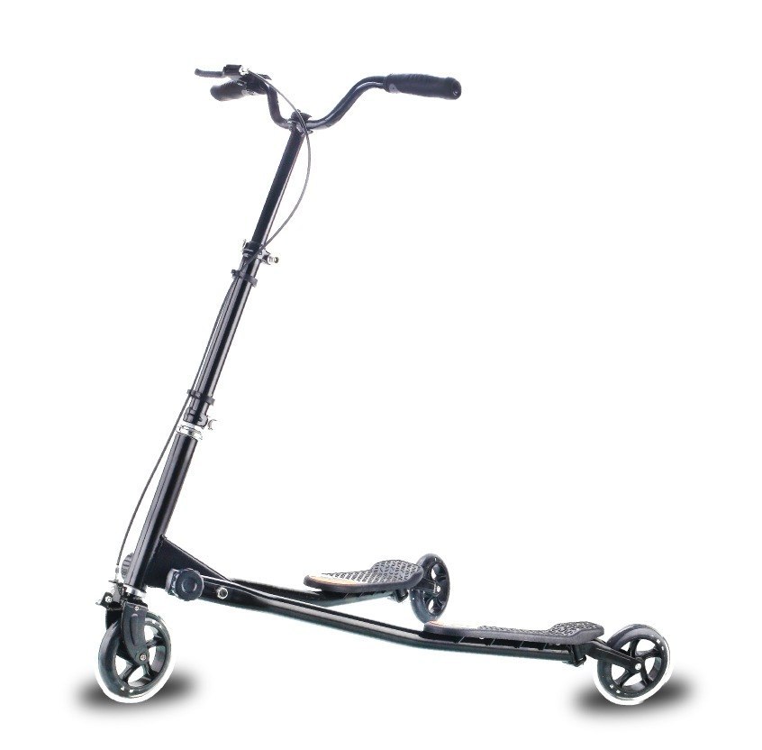 קורקינט סטריטר ספיידר 3 גלגלים מקצועי - שחור – תמונה 2